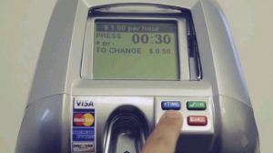 photo of digital parking meter