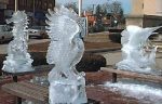 [photo] Downtown Framingham Winter Wonderland Ice Sculpture, February 1998