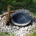 Water Whimsey - Fountain at Garden in the Woods, Framingham, MA, Aug 17 to Sept 7, 2010