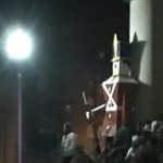 Framingham Children Wait for Santa on the Steps of Memorial Building (2007)
