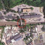 Map of Fountain St. bridge replacement work area in Framingham, MA