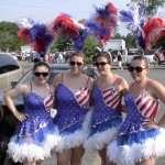 Nancy Kelly Dancers from Natick and Framingham pose for a picture before the parade.