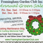 2011 - Framingham Garden Club - Holiday Green Sale