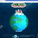 norad santa website screen capture