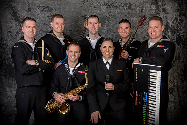 [photo] Navy Band Northeast's Rhode Island Sound group.