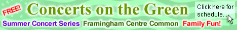 [banner / logo]  framingham concerts on the green